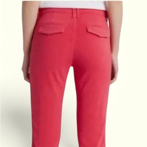 PISTOLA Straight Leg Cropped Jeans Organic Hibiscus Flap Pockets Mid Rise NWT - Picture 3 of 6